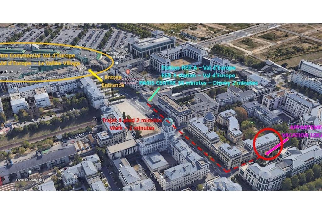 Appartement Familial 8 Personnes Proche De Disney Et Paris Chessy  Zewnętrze zdjęcie